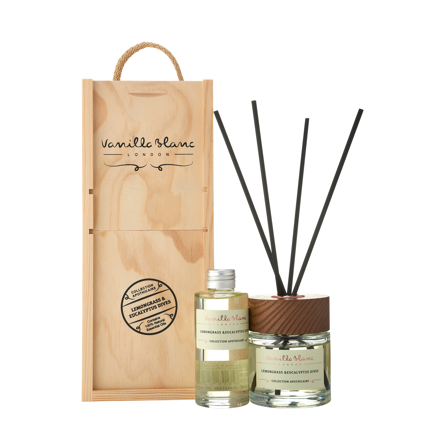 Diffuser & Refill Gift Set - Lemongrass & Eucalyptus Dives