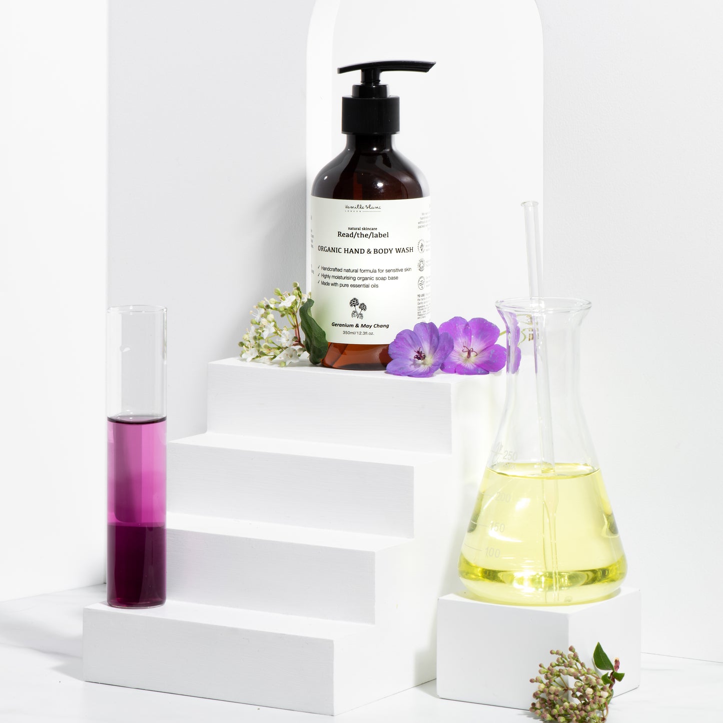 Organic Hand & Body Wash - Geranium & May Chang