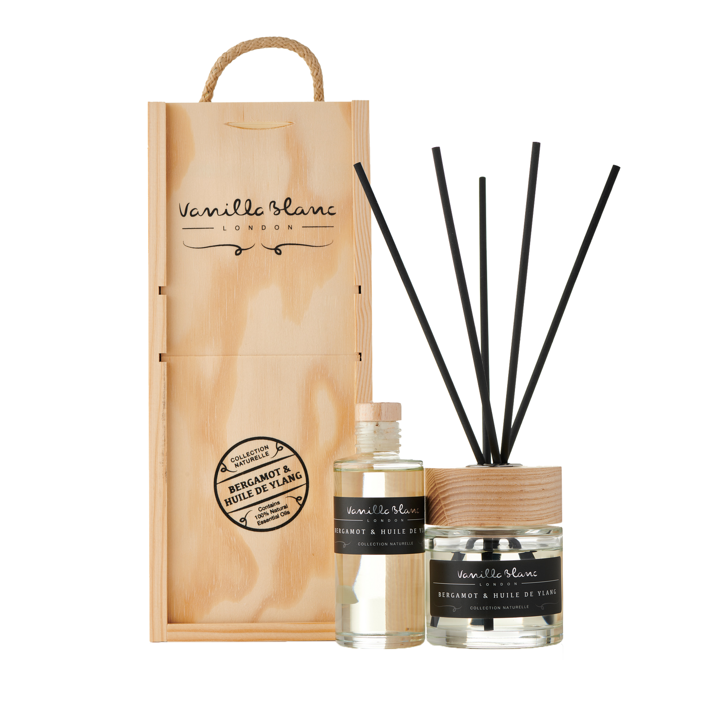 Bergamot & Huile de Ylang Diffuser Set with Refill