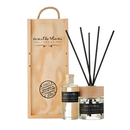 Bergamot & Huile de Ylang Diffuser Set with Refill