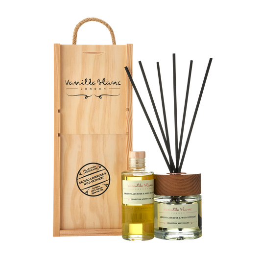 Diffuser & Refill Gift Set - Grosso Lavender & Wild Vetivert