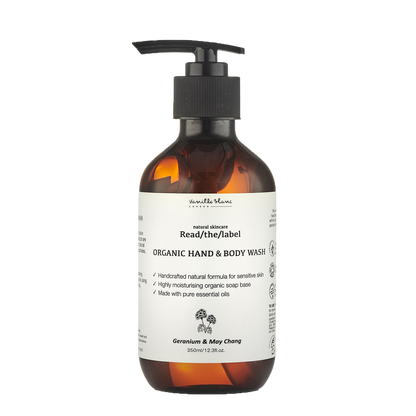 Organic Hand & Body Wash - Geranium & May Chang