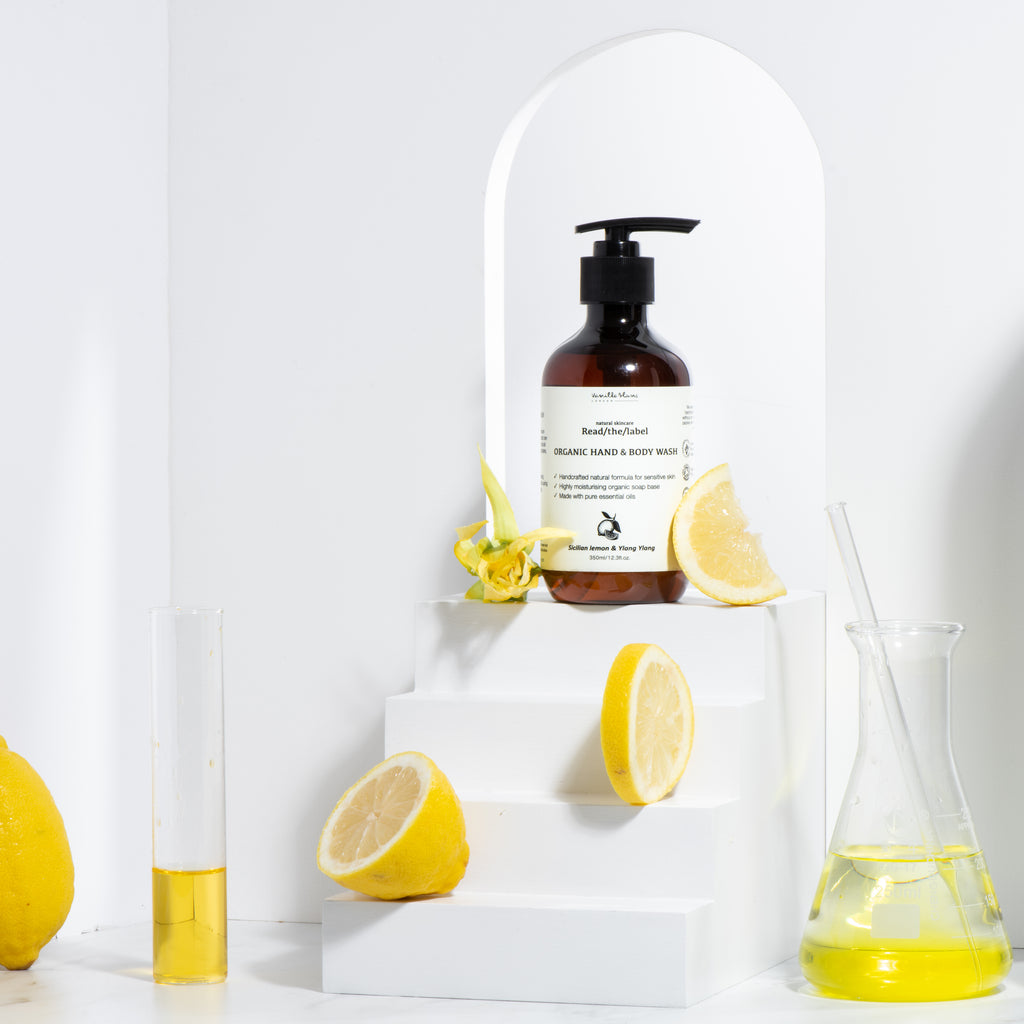 Organic Hand & Body wash - Sicilian Lemon & Ylang Ylang