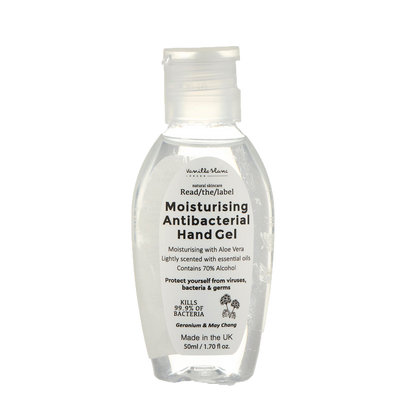 Natural Antibacterial Hand Gel - Geranium & May Chang