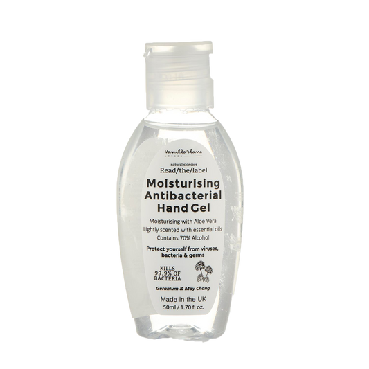 Natural Antibacterial Hand Gel - Geranium & May Chang